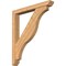 Ekena Millwork Funston Slat Smooth Bracket w/ Offset Brace, Western Red Cedar, 5 1/2"W x 42"D x 48"H BKT0604X42X48FST06SWR - alternate 1